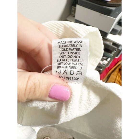 Show Me Your MuMu White Mini Dress with Gold Accents - Picture 6 of 8